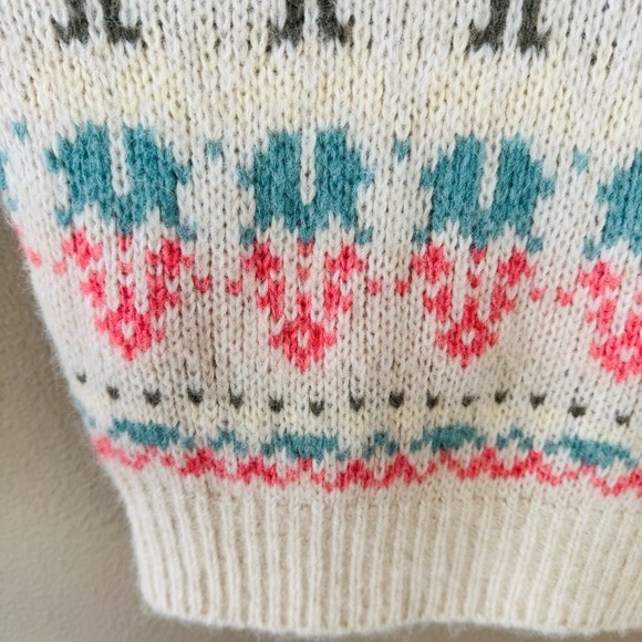 CLOSED knit alpaca blend sweater fair aisle Nordic print EUC XS D - Picture 5 of 8